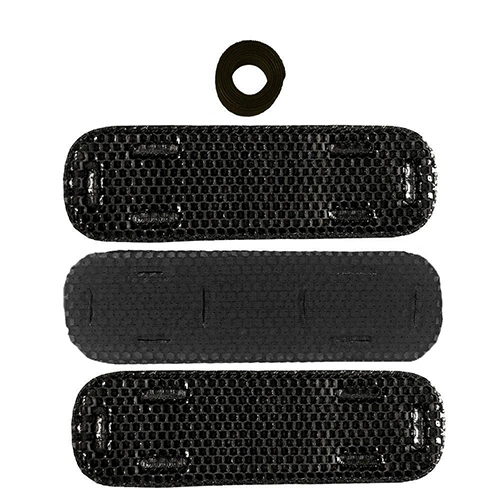 QORE PERFORMANCE, INC. IceVents Classic Gun/Duty Belt Pads -Black - 3-pack
