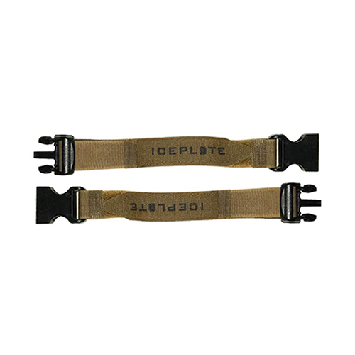 QORE PERFORMANCE, INC. IcePlate Side Release Armor Straps - Coyote