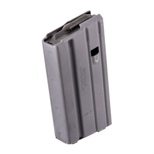 AR-15 Magazine SS 223/5.56 20rd Aluminum Gray