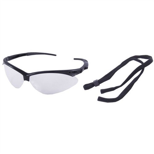 Clear Protective Shooting Glasses Black