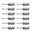 BROWNELLS 50 CALIBER STANDARD LINE STAINLESS PISTOL BRUSH 12 PACK