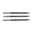 BROWNELLS 22 CALIBER STANDARD LINE STAINLESS RIFLE BRUSH 3 PACK