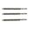BROWNELLS 243/25 CALIBER STANDARD LINE STAINLESS RIFLE BRUSH 3 PACK