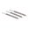 BROWNELLS 30 CALIBER STANDARD LINE STAINLESS RIFLE BRUSH 3 PACK