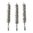 BROWNELLS 416 CALIBER STANDARD LINE STAINLESS RIFLE BRUSH 3 PACK