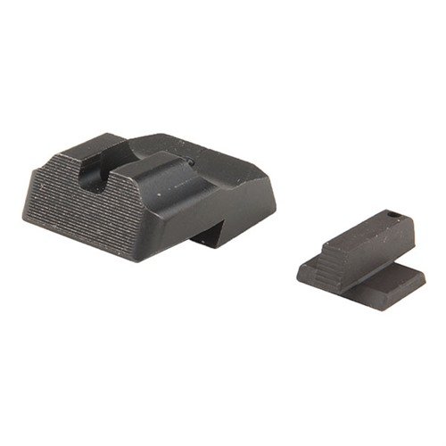 WARREN TACTICAL SERIES 1911 Sight Set Plain Rear & Serr Front Novak Cut