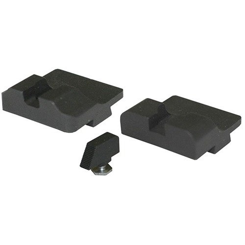 WARREN TACTICAL SERIES Tactical Rear, Black Serrated Front