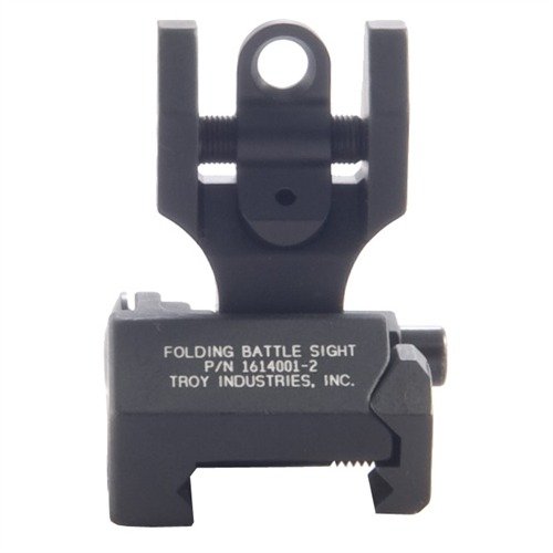 TROY INDUSTRIES, INC. AR-15 Flip-Up Adjustable Rear Sight Black