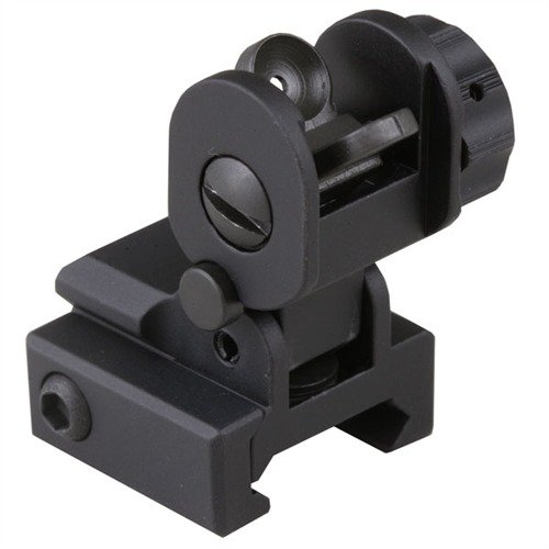 GG&G, INC. AR-15  Flip-Up  Standard Backup Iron Rear Sight Black
