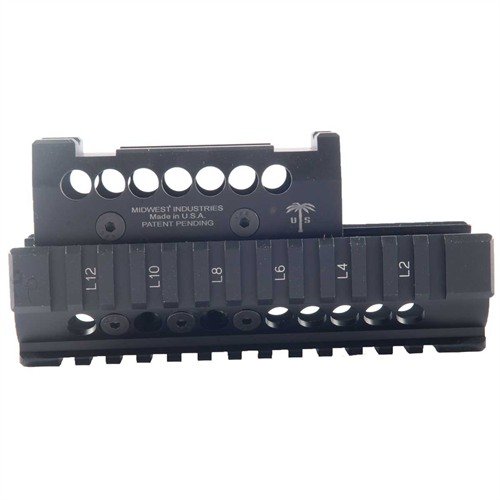 MIDWEST INDUSTRIES, INC. AK Complete Handguard, Black fits Aimpoint T-1 Micro