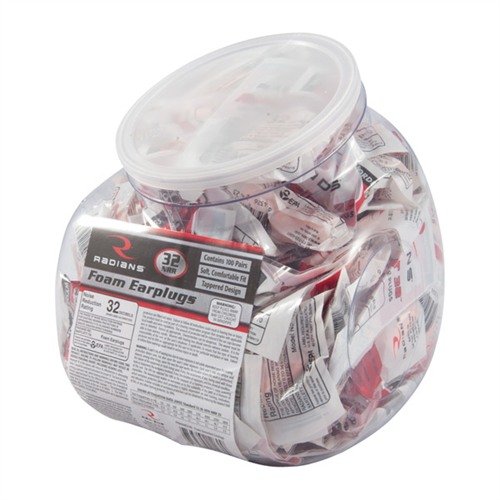 Foam Ear Plugs, 100-Pak