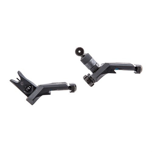 KNIGHTS ARMAMENT AR-15 Flip-Up 45 Degree Offset Sight Set Clamp Mount Blk