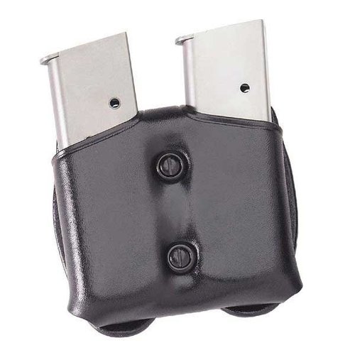 Cop Dual Magazine Carrier .40 Staggered Polymer Mag-Black