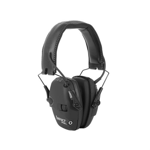 Impact Sport Electronic Earmuffs Black