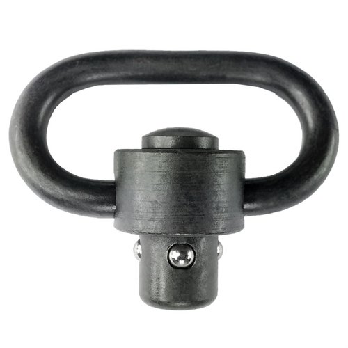 Heavy Duty Push Button Swivel Single Swivel Black