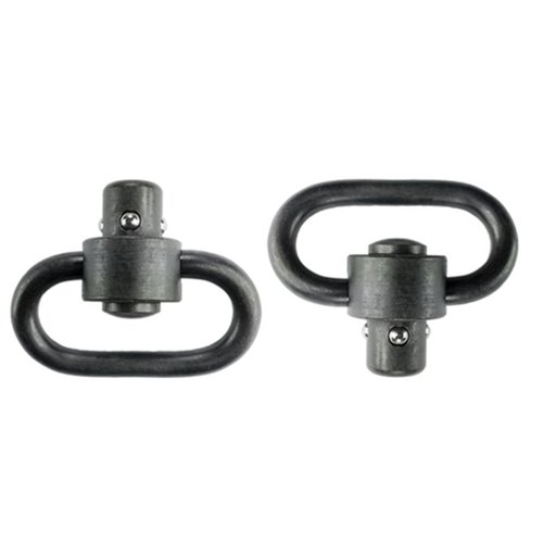 Heavy Duty Push Button Swivels Manganese Black