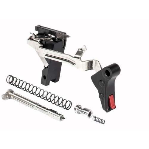 ZEV TECHNOLOGIES PRO Flat Face Trigger Ultimate Kit Glock G1-3 9mm Blk/Red