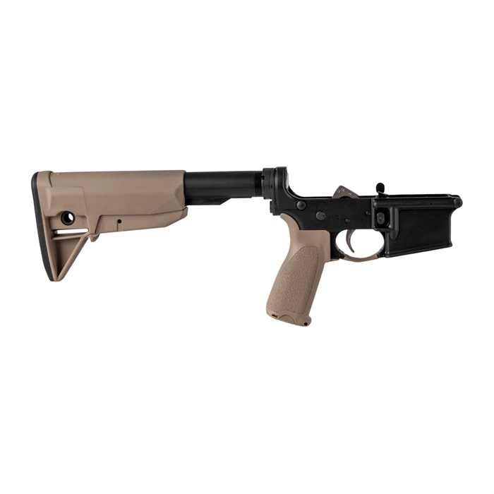 AR-15 BCMGUNFIGHTER BRAVO COMPANY COMPLETE LOWER RECEIVER W/ GUNFIGHTER STOCK FDE