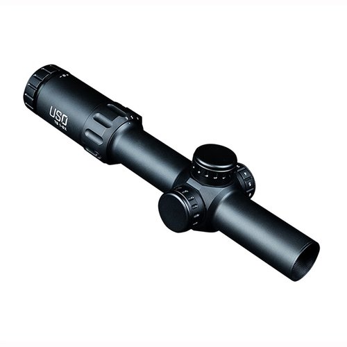 US OPTICS, INC 1-6x24mm SFP Illuminated Simple Crosshair Reticle Black