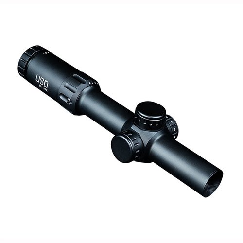 US OPTICS, INC 1-8x24mm FFP Illuminated RBR Reticle Black
