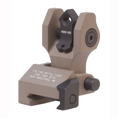 TROY INDUSTRIES, INC. Di-Optic Rear Folding Sight Flat Dark Earth