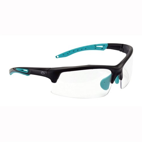 Teal Shooting Glasses Clear Lens