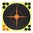 BIRCHWOOD CASEY SHOOT-N-C 8" BULLSEYE TARGET WITH RESEALABLE PACK 12PK