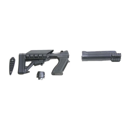 12G Tactical Shotgun Stock System Polymer Black