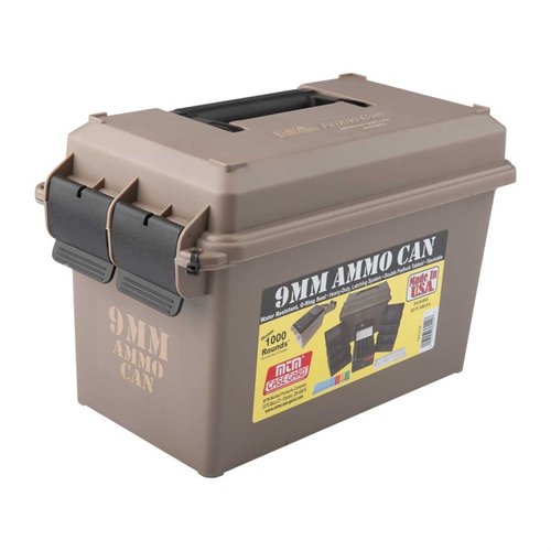 Ammo Can 9mm Polymer Tan