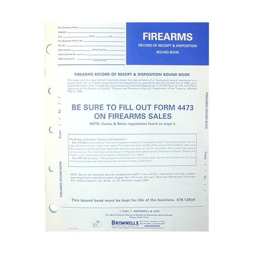 Shop Accessories & Supplies > Firearms Records Books - Preview 1