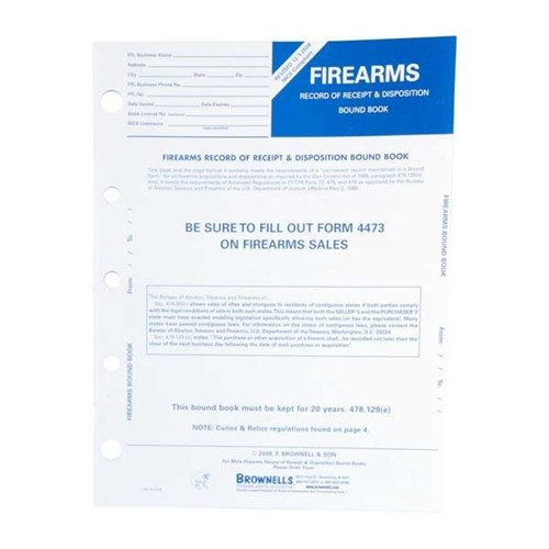 Shop Accessories & Supplies > Firearms Records Books - Preview 0