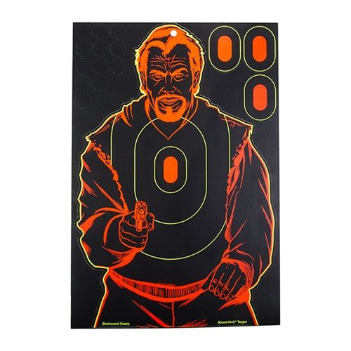 Shoot-N-C Bad Guy, 12" X 18", 5 Pack