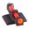 NOVAK FIBER OPTIC FRONT SIGHT, RED, .150" HIGH, FITS TAURUS 1911