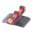 NOVAK FIBER OPTIC FRONT SIGHT, RED, .150" HIGH, FITS KIMBER 1911