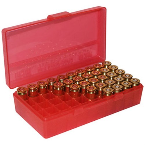 Case 10 x 357 MAG Storage 100 Round Boxes SMOKE COLOR 38 SPL Ammo Box 