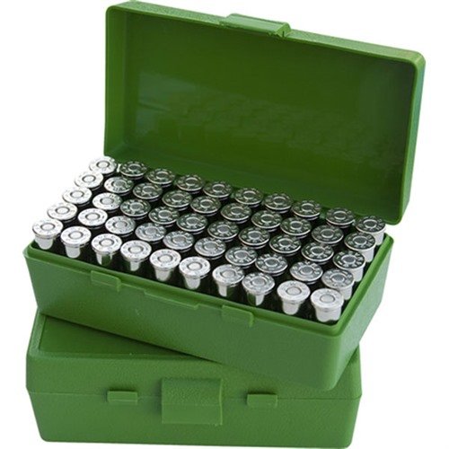 Ammo Boxes Pistol Green 44MAG 50