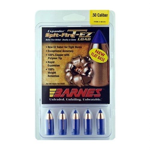 Barnes Muzzleloader Bullets 50 Cal 250gr T-EZ FB