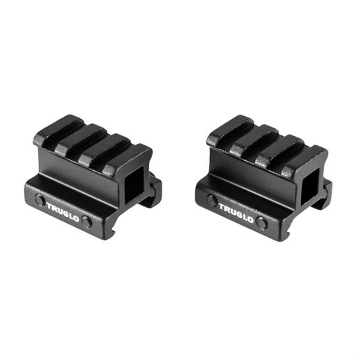 TRUGLO 3/4" 2 Piece Picatinny Riser Mount