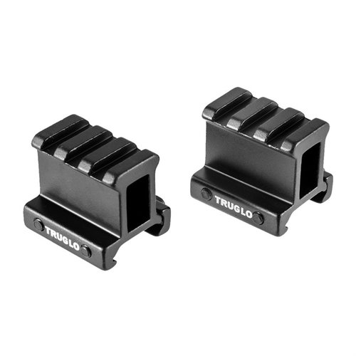 TRUGLO 1" 2 Piece Picatinny Riser Mount