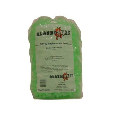 12 Gauge 7/8 to 1-1/8oz Wads Green 500/Bag