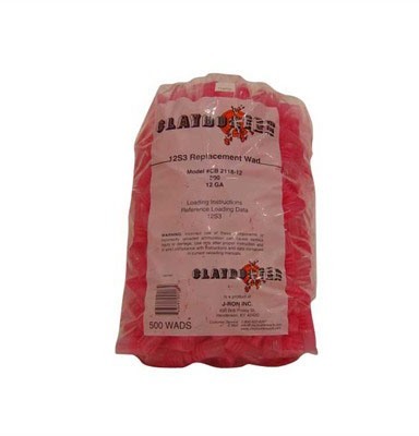 12 Gauge 1-1/8 to 1-1/4oz Wads Red 500/Bag