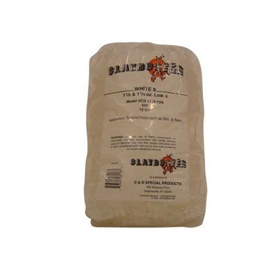12 Gauge 1-1/8 to 1-1/4oz Wads White 500/Bag