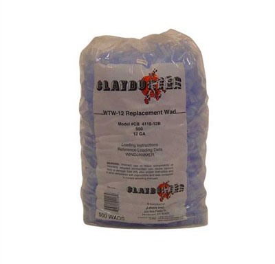 12 Gauge 1 to 1-1/4oz Wads Blue 500/Bog